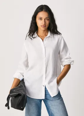 Pepe Jeans Ingrid shirt PL304212 8030FF White