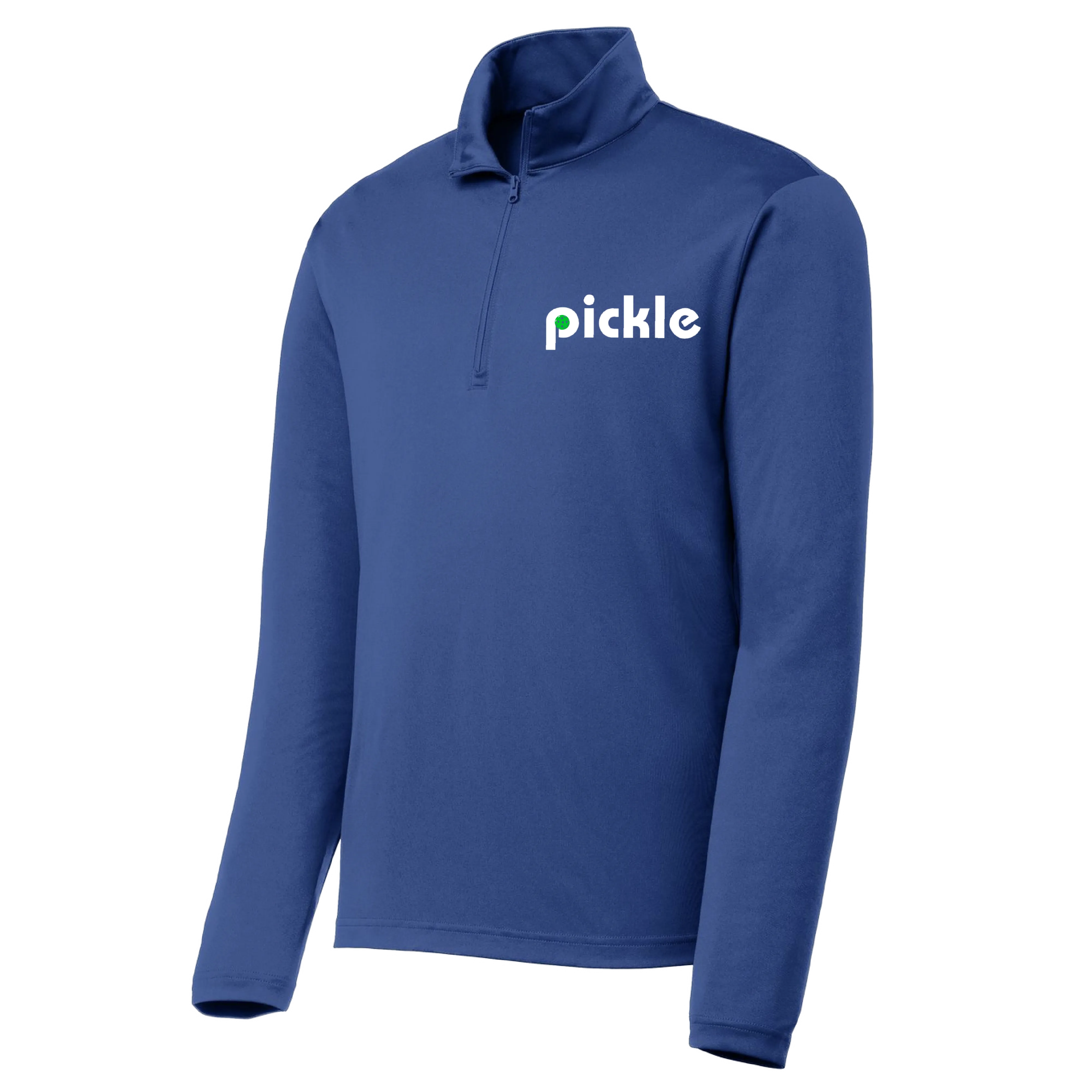 Pickle (Customizable) | Men's 1/4 Zip Long Sleeve Pullover Athletic Shirt | 100% Polyester