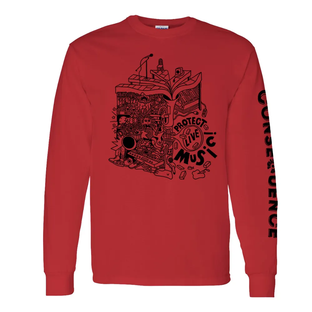 Protect Live Music Long Sleeve Shirt (Version 1)