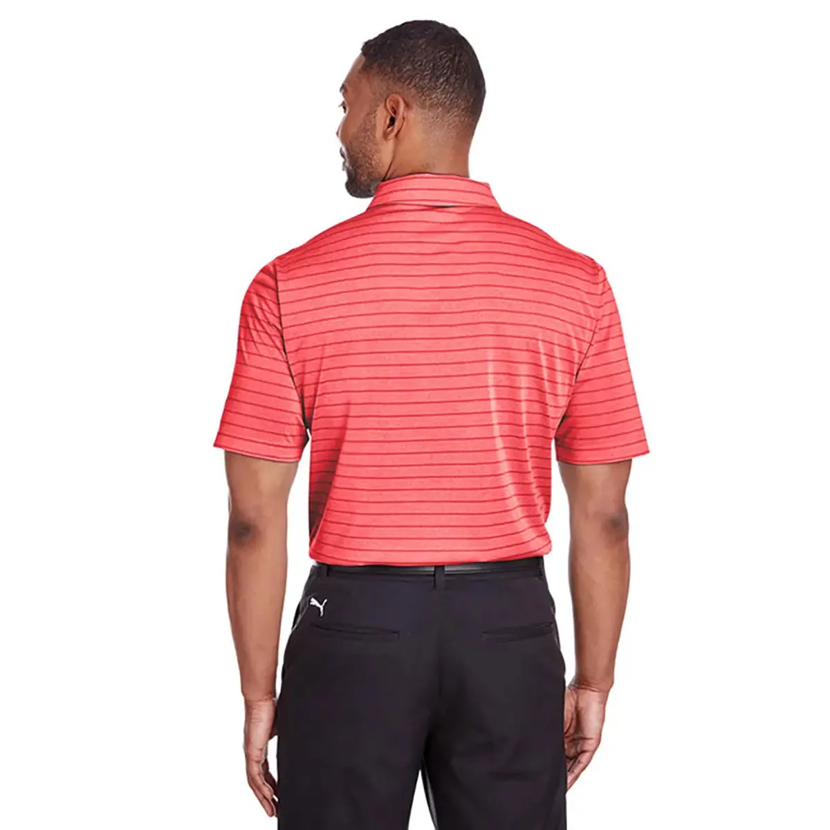 PUMA Men's Golf Rotation Stripe Polo