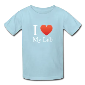 "I ♥ My Lab" (white) - Kids' T-Shirt