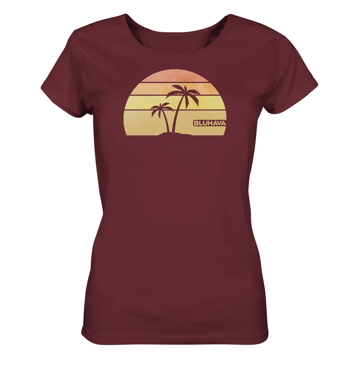 "Sunset Place" - Damen Premium Organic Shirt