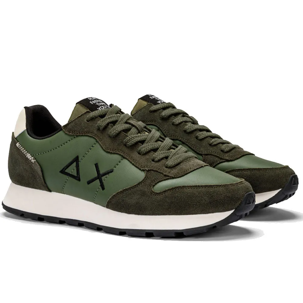 Scarpe Uomo Sun68 Sneakers Tom Classic Colore Militare - Z43104