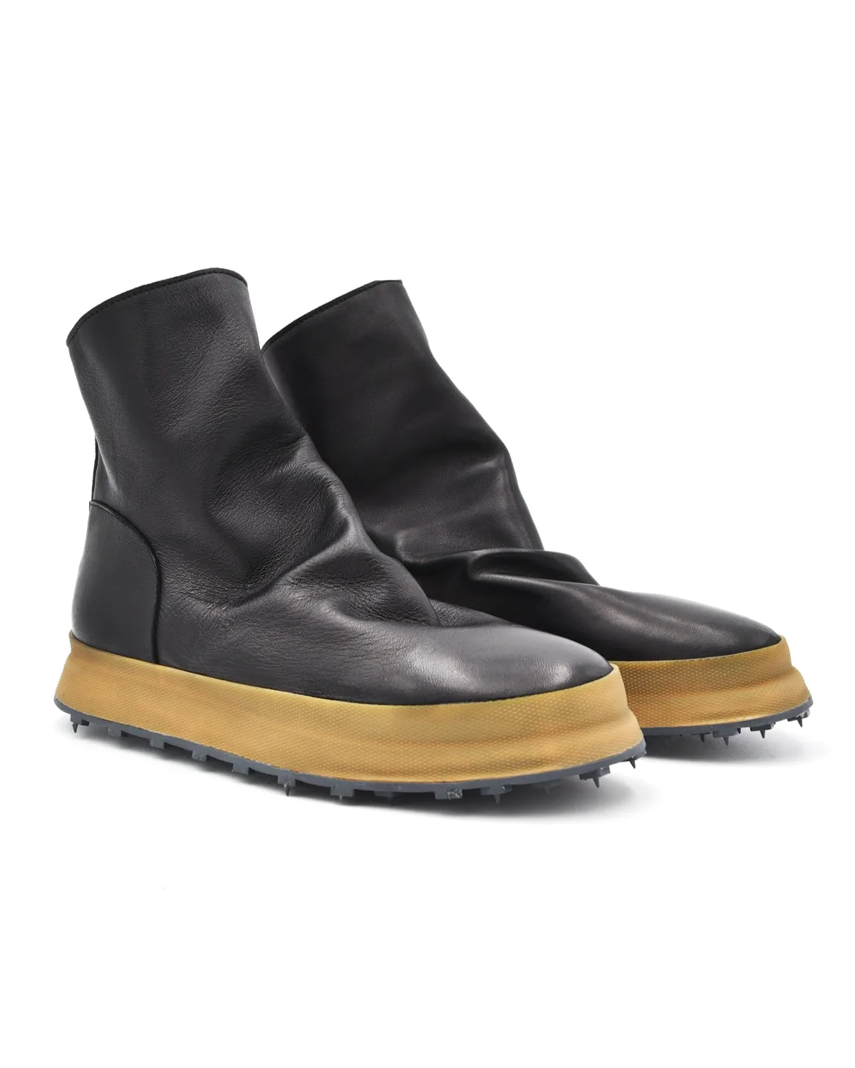 Shoto Slouchy Black Sneaker Boot