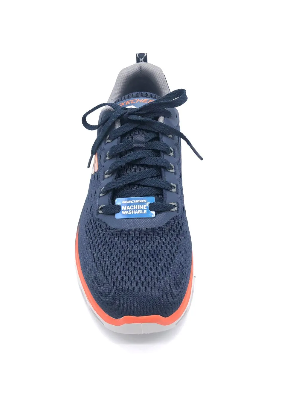 'Skechers' Men's Glide-Step Sport New Appeal - Navy / Orange (Wide)