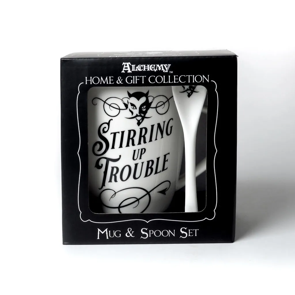 Stirring Up Trouble Mug & Spoon Set