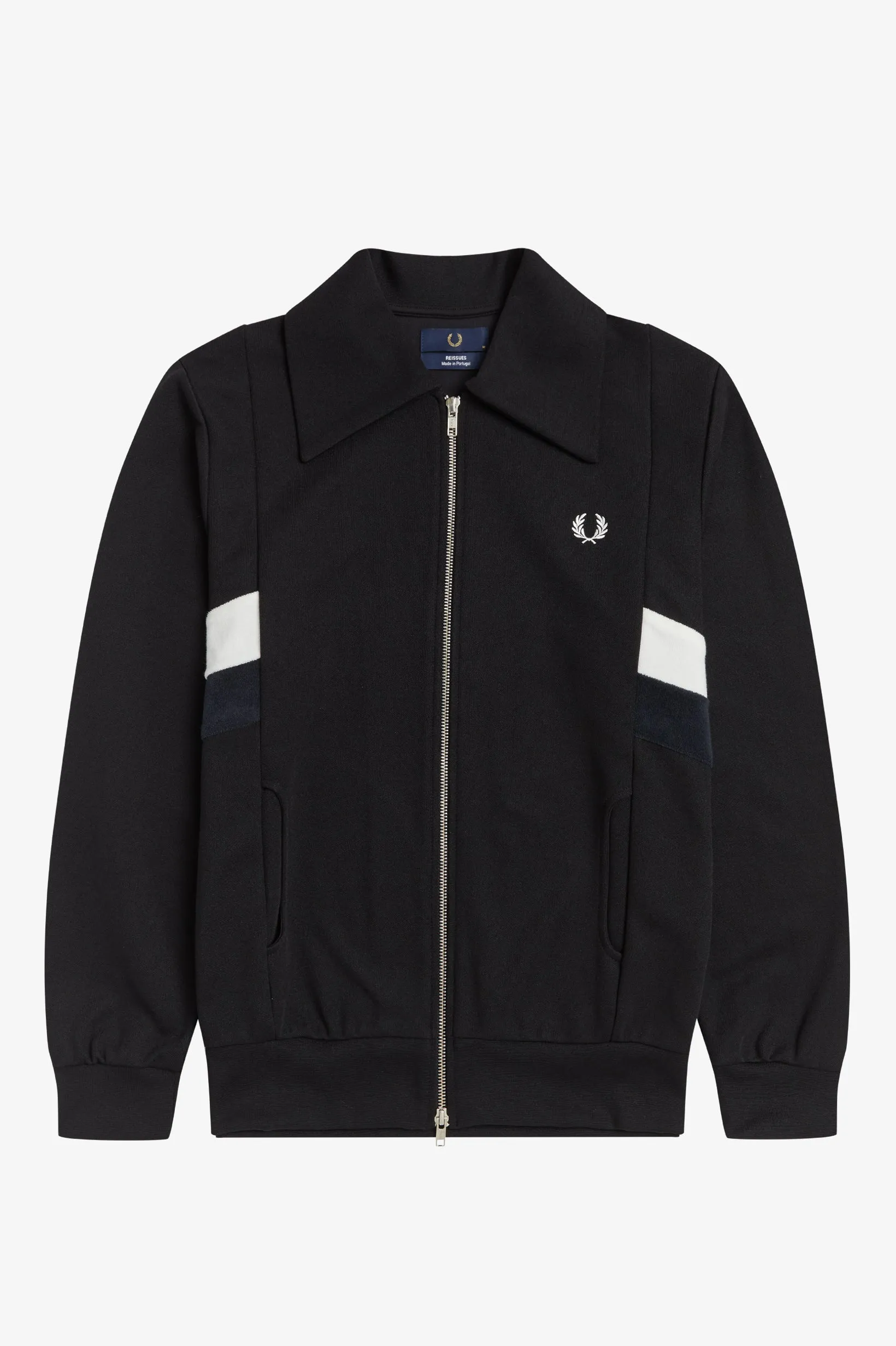 TOWELLING STRIPE TRACK JACKET