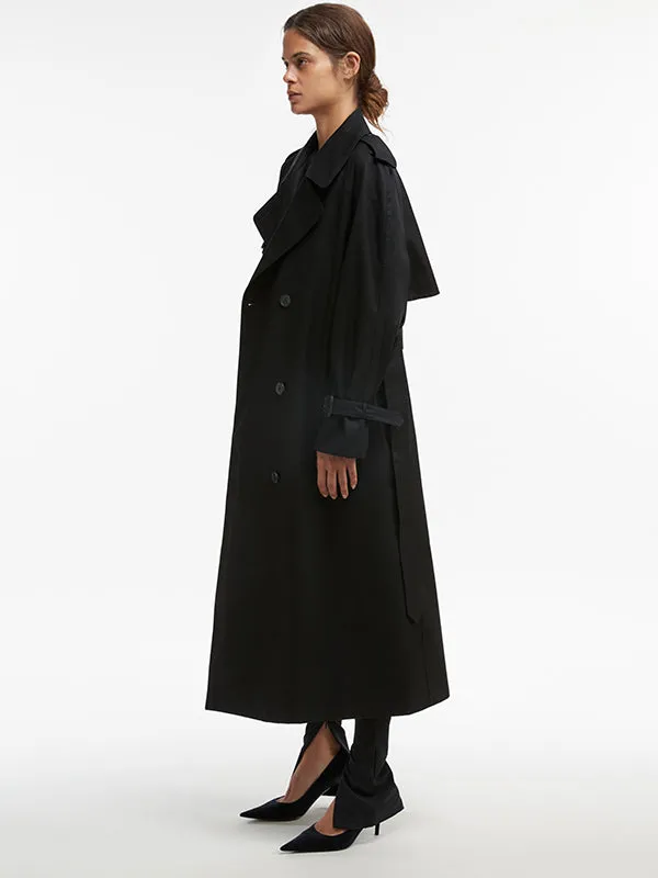 Trench Coat in Black