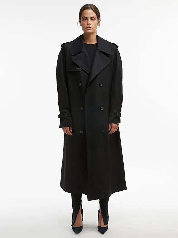 Trench Coat in Black