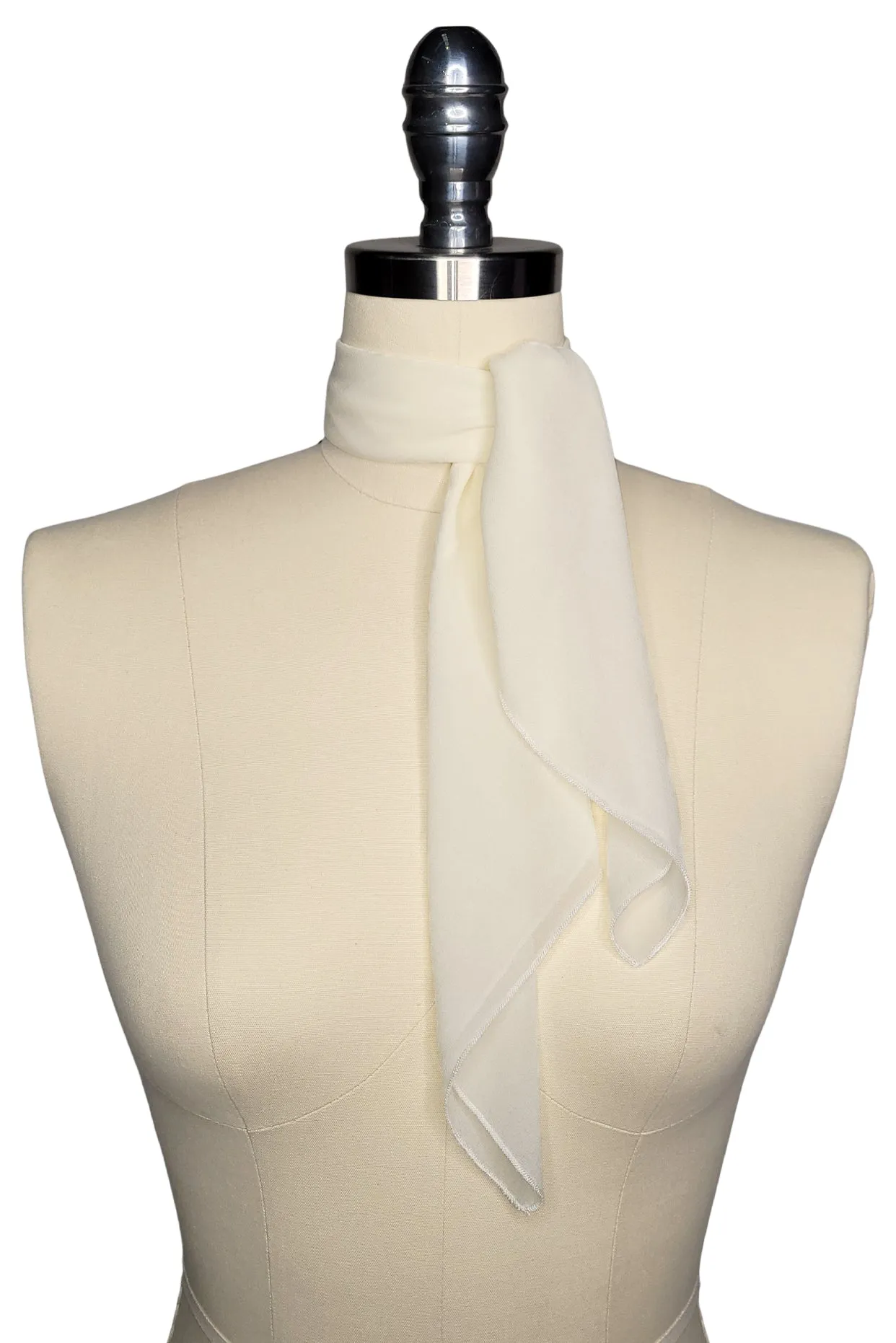 Verona Square Neck Scarf (Cream)