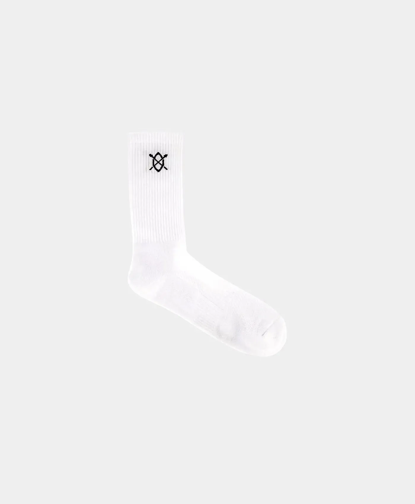 White Essential Logo Socks