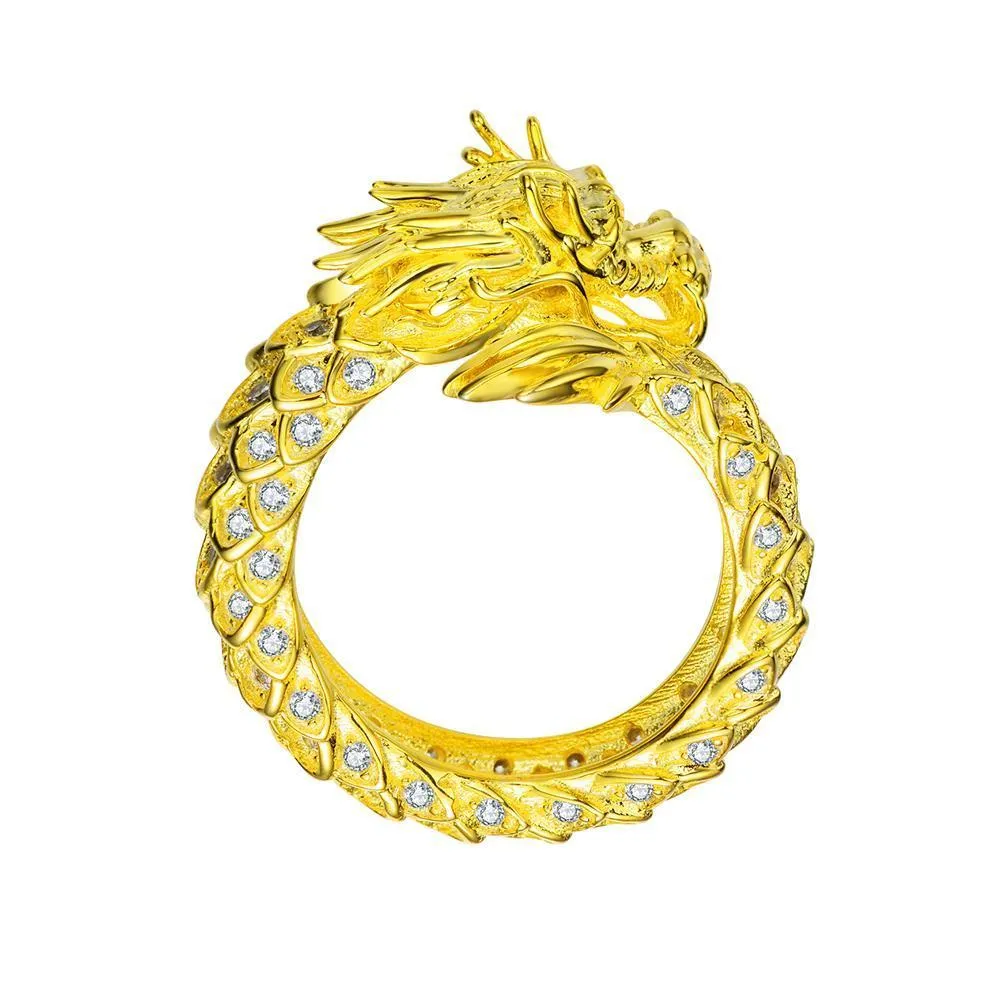 WildKlass Dragon Ring - Gold Vermeil