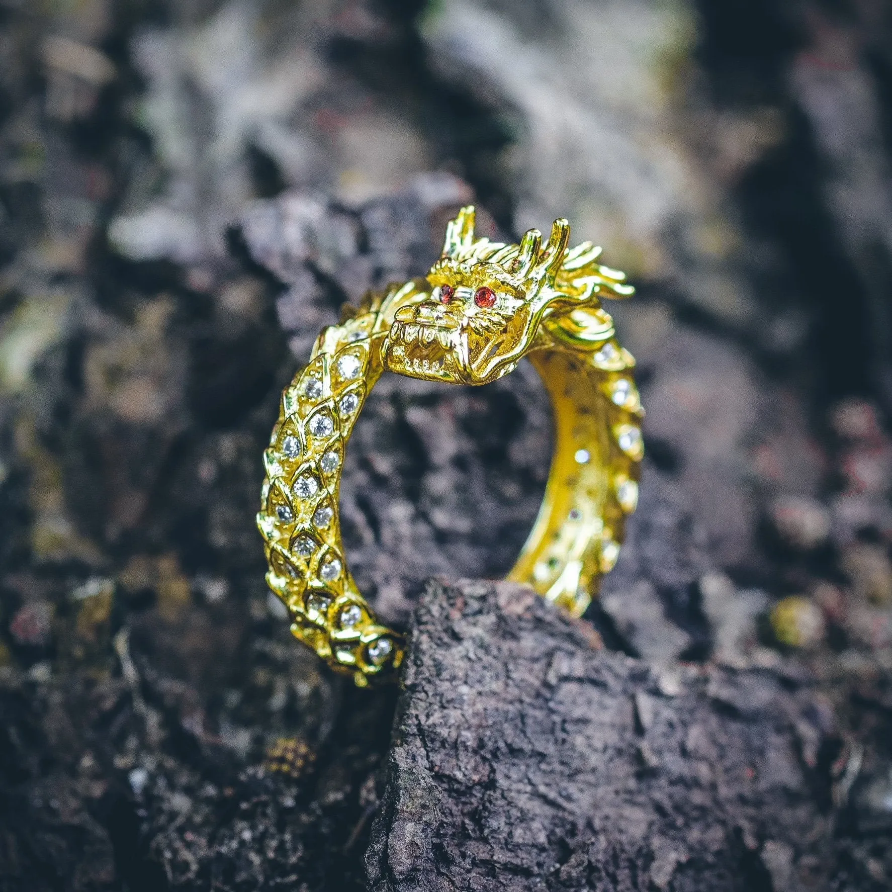 WildKlass Dragon Ring - Gold Vermeil