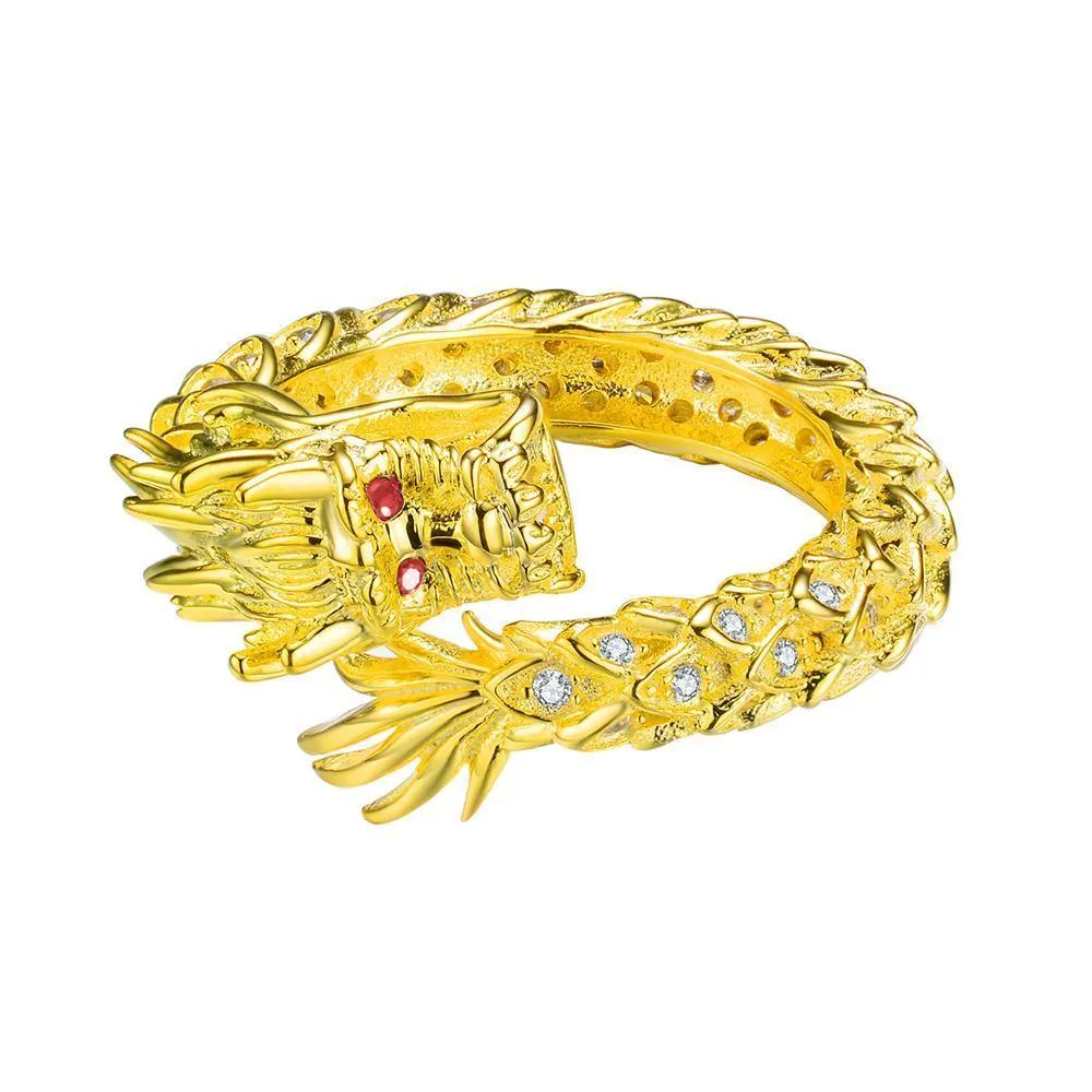 WildKlass Dragon Ring - Gold Vermeil