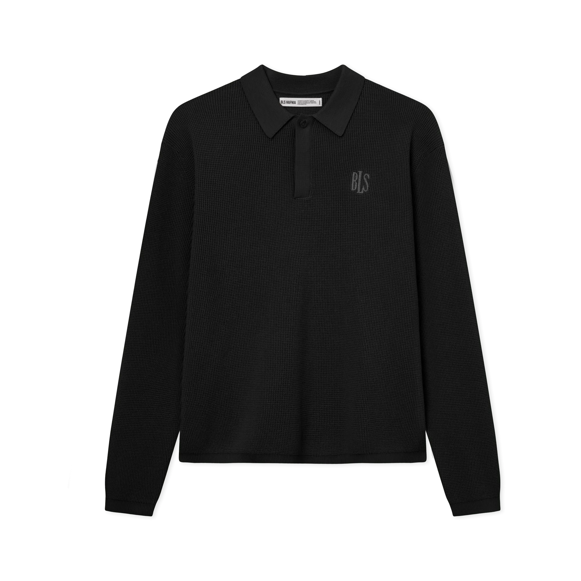 William Knit Polo - Black